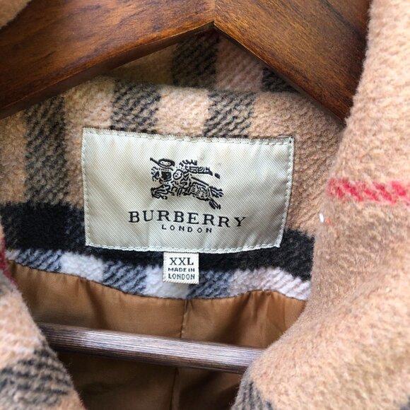 RARE Burberry Supernova Jacket XXL Cotton Long Coat - Picture 14 of 15